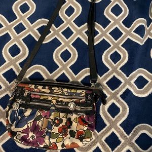 Used Flower design Brighton purse